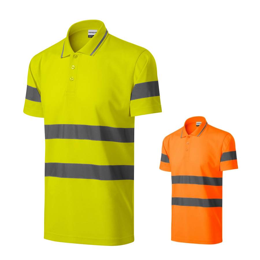 Koszulka polo odblaskowa unisex