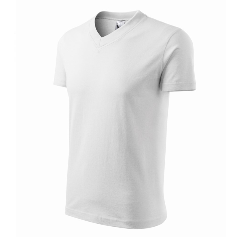 Koszulka unisex V-neck 102 biały
