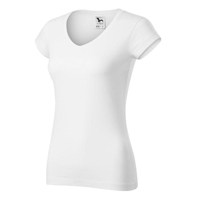 Koszulka damska FIT V-NECK 162 biały